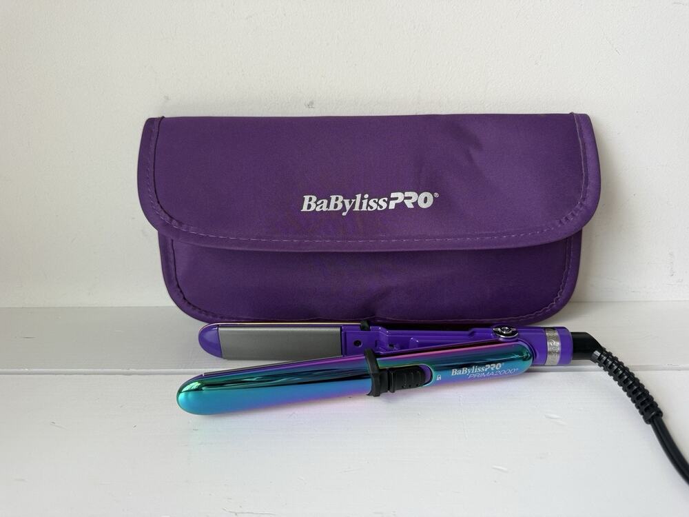 BaByliss PRO Iridescent Nano Titanium Prima 2000 ¾" Stainless Steel Mini Iron